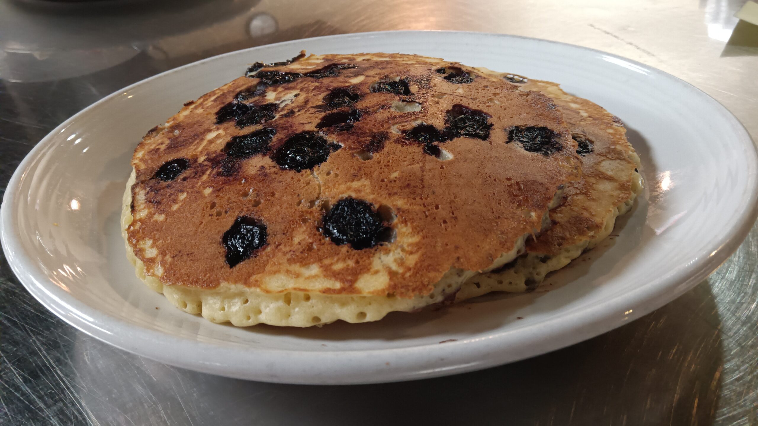 Blueberry pancakes